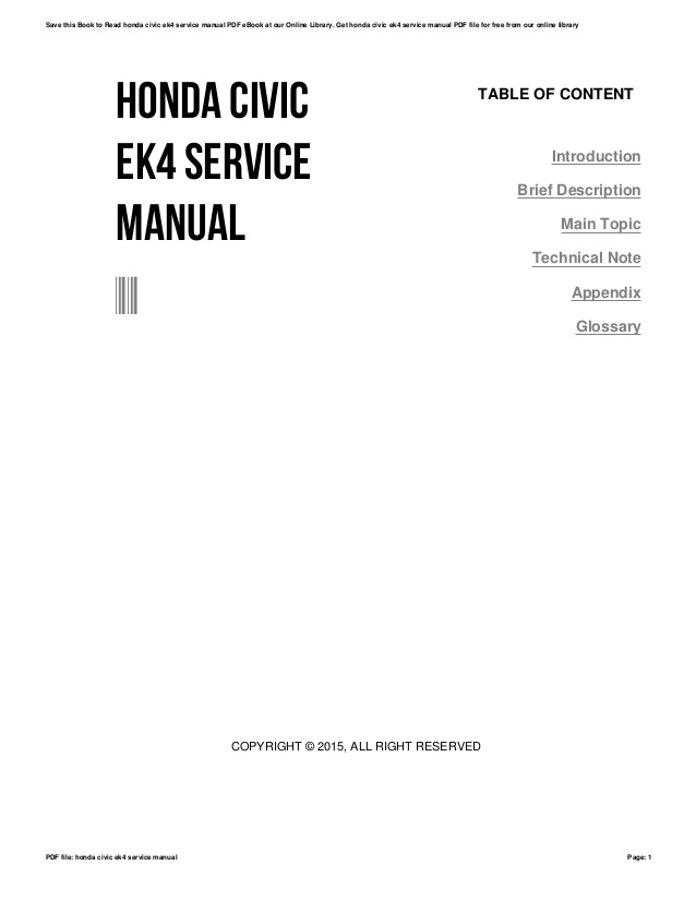 2012 Honda Civic Lx Service Manual Pdf Free Download